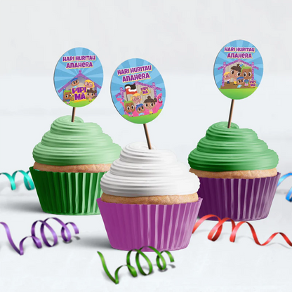 Pipi Ma Birthday Decorations, Pitau, Haumi Party Supplies, Potiki, Totiki Themed, Te Reo Maori Digital Template, Editable Pipi Ma Image SVG PNG