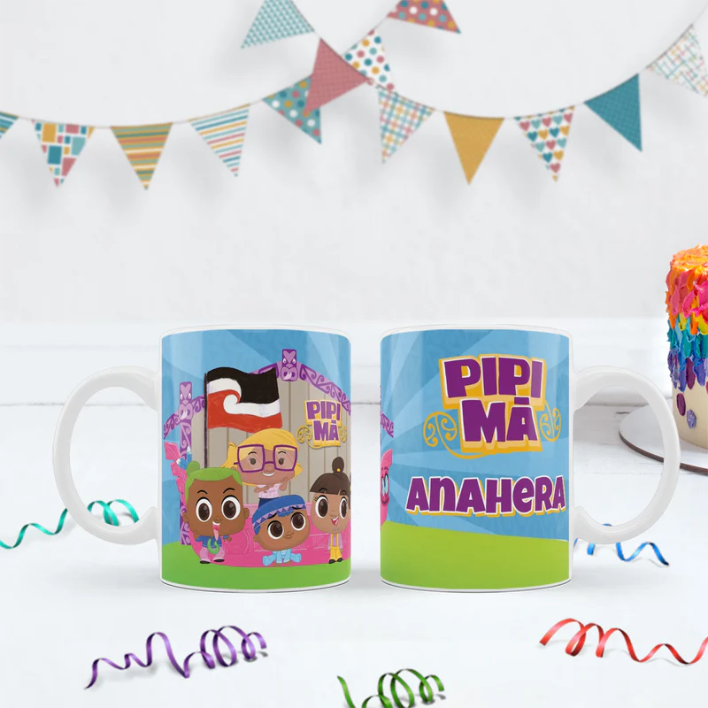 Pipi Ma Birthday Decorations, Pitau, Haumi Party Supplies, Potiki, Totiki Themed, Te Reo Maori Digital Template, Editable Pipi Ma Image SVG PNG