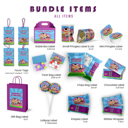 Pipi Ma Birthday Decorations, Pitau, Haumi Party Supplies, Potiki, Totiki Themed, Te Reo Maori Digital Template, Editable Pipi Ma Image SVG PNG