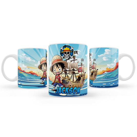 Sublimation Mug with One Piece Manga Series Design