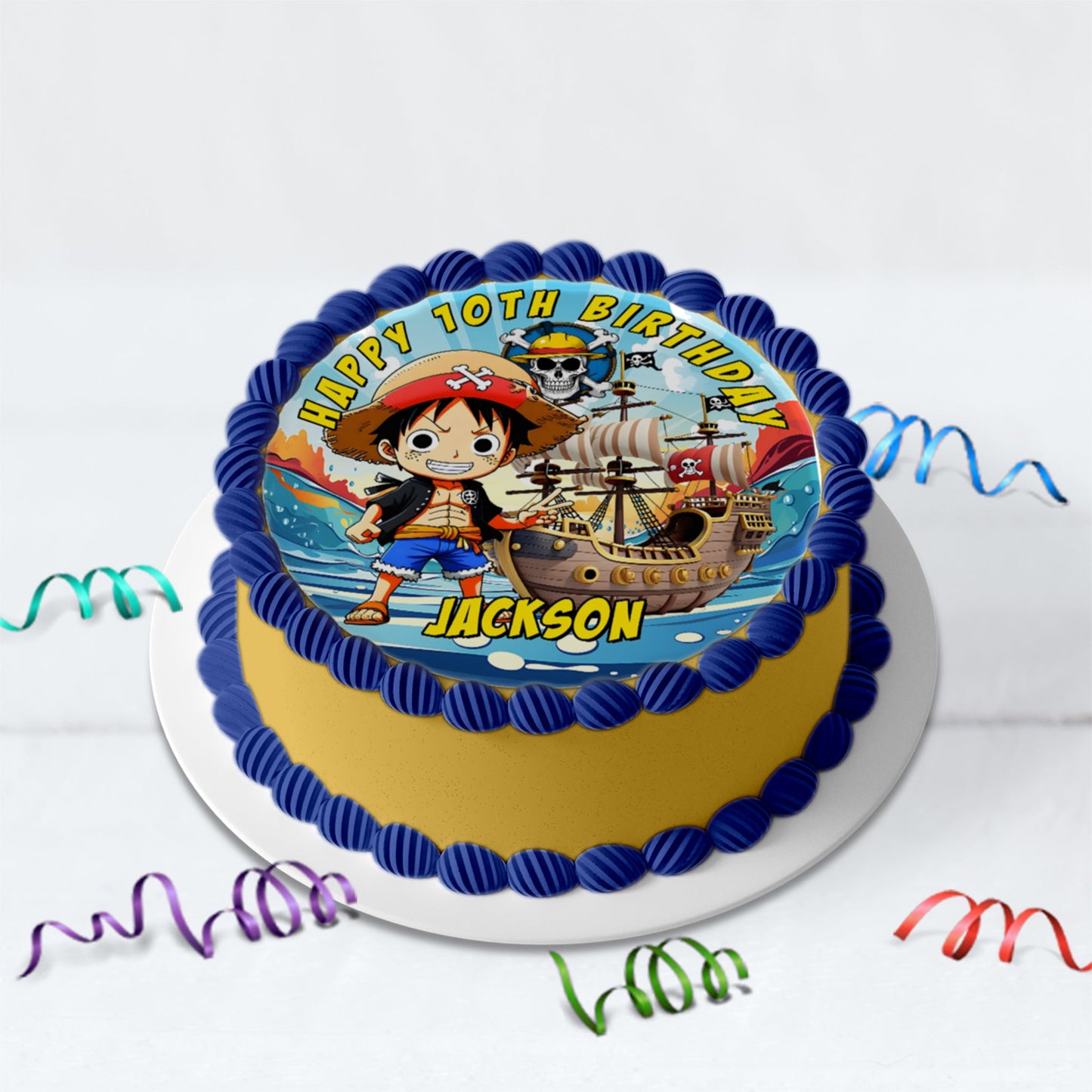 One Piece Birthday Decorations, One Piece Manga Series Party Supplies, Monkey D. luffy, One Piece Anime, One Piece SVG