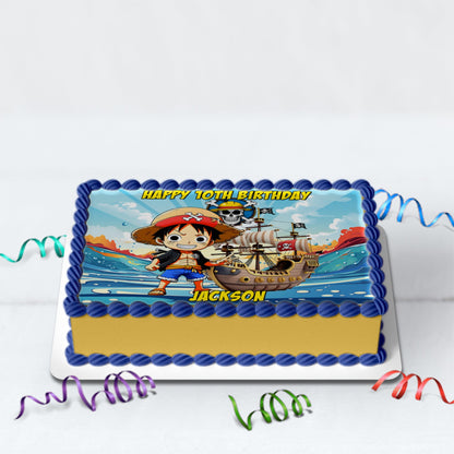 One Piece Birthday Decorations, One Piece Manga Series Party Supplies, Monkey D. luffy, One Piece Anime, One Piece SVG