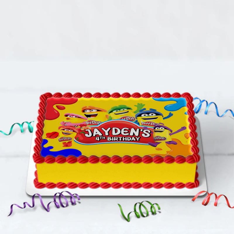 Play-Doh Birthday Decorations, Playdoh Party Supplies, Play Doh Themed, Toys Digital Template, Editable Play Doh Image SVG PNG
