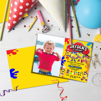 Play-Doh Birthday Decorations, Playdoh Party Supplies, Play Doh Themed, Toys Digital Template, Editable Play Doh Image SVG PNG