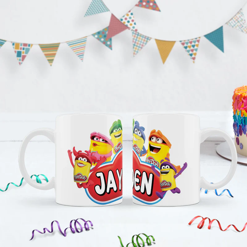 Play-Doh Birthday Decorations, Playdoh Party Supplies, Play Doh Themed, Toys Digital Template, Editable Play Doh Image SVG PNG