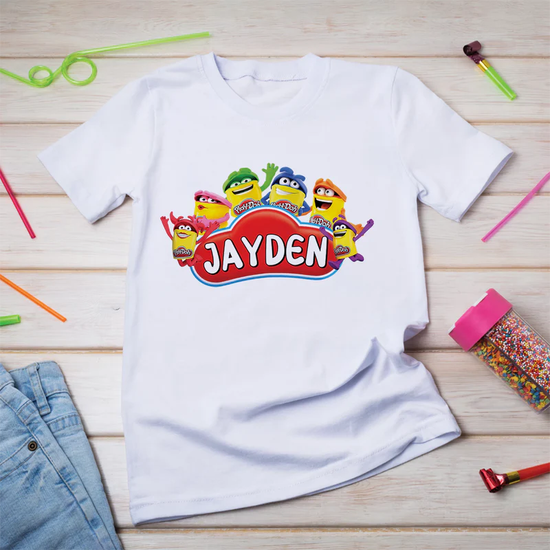 Play-Doh Birthday Decorations, Playdoh Party Supplies, Play Doh Themed, Toys Digital Template, Editable Play Doh Image SVG PNG