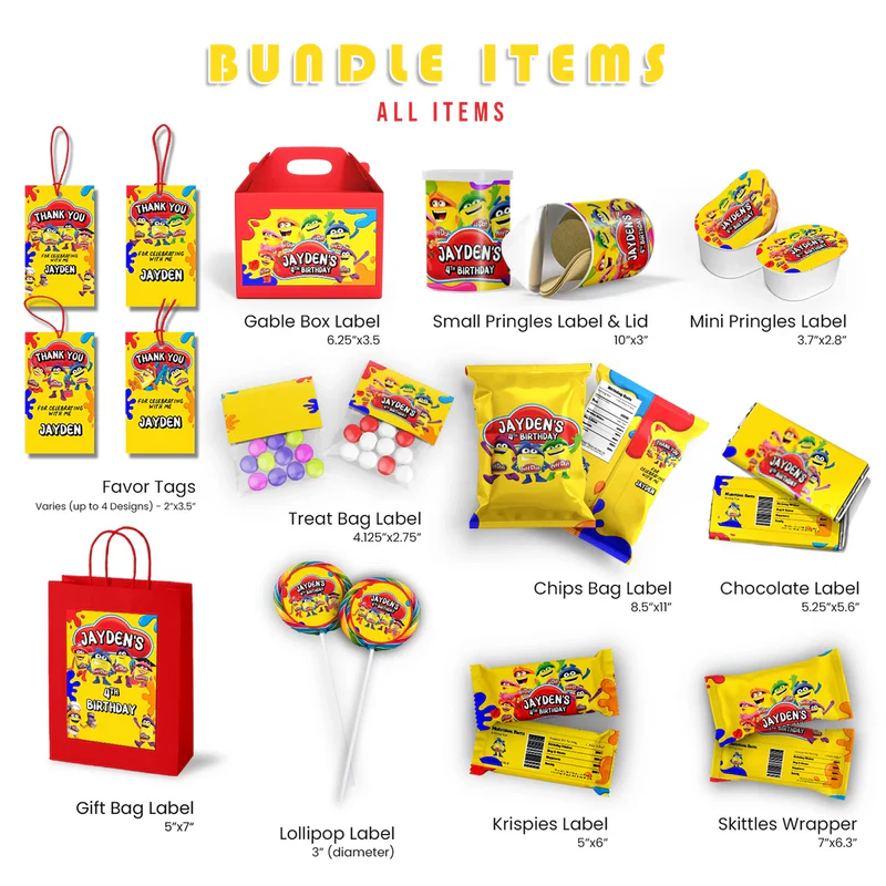 Play-Doh Birthday Decorations, Playdoh Party Supplies, Play Doh Themed, Toys Digital Template, Editable Play Doh Image SVG PNG