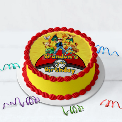 Pokemon Birthday Decorations, Anime Party Supplies, Pocket Monster Themed, Pokemon Digital Template, Editable Pokemon Image SVG PNG