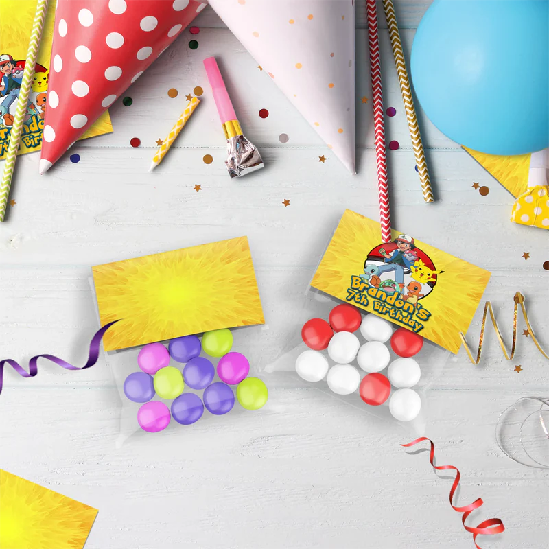Pokemon Birthday Decorations, Anime Party Supplies, Pocket Monster Themed, Pokemon Digital Template, Editable Pokemon Image SVG PNG