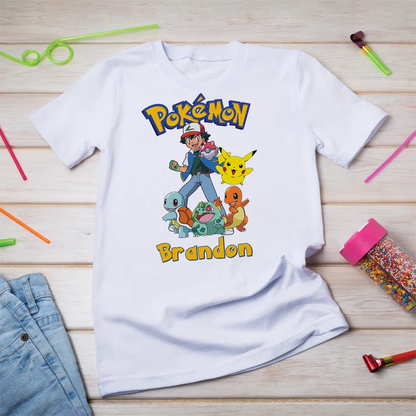 Pokemon Birthday Decorations, Anime Party Supplies, Pocket Monster Themed, Pokemon Digital Template, Editable Pokemon Image SVG PNG