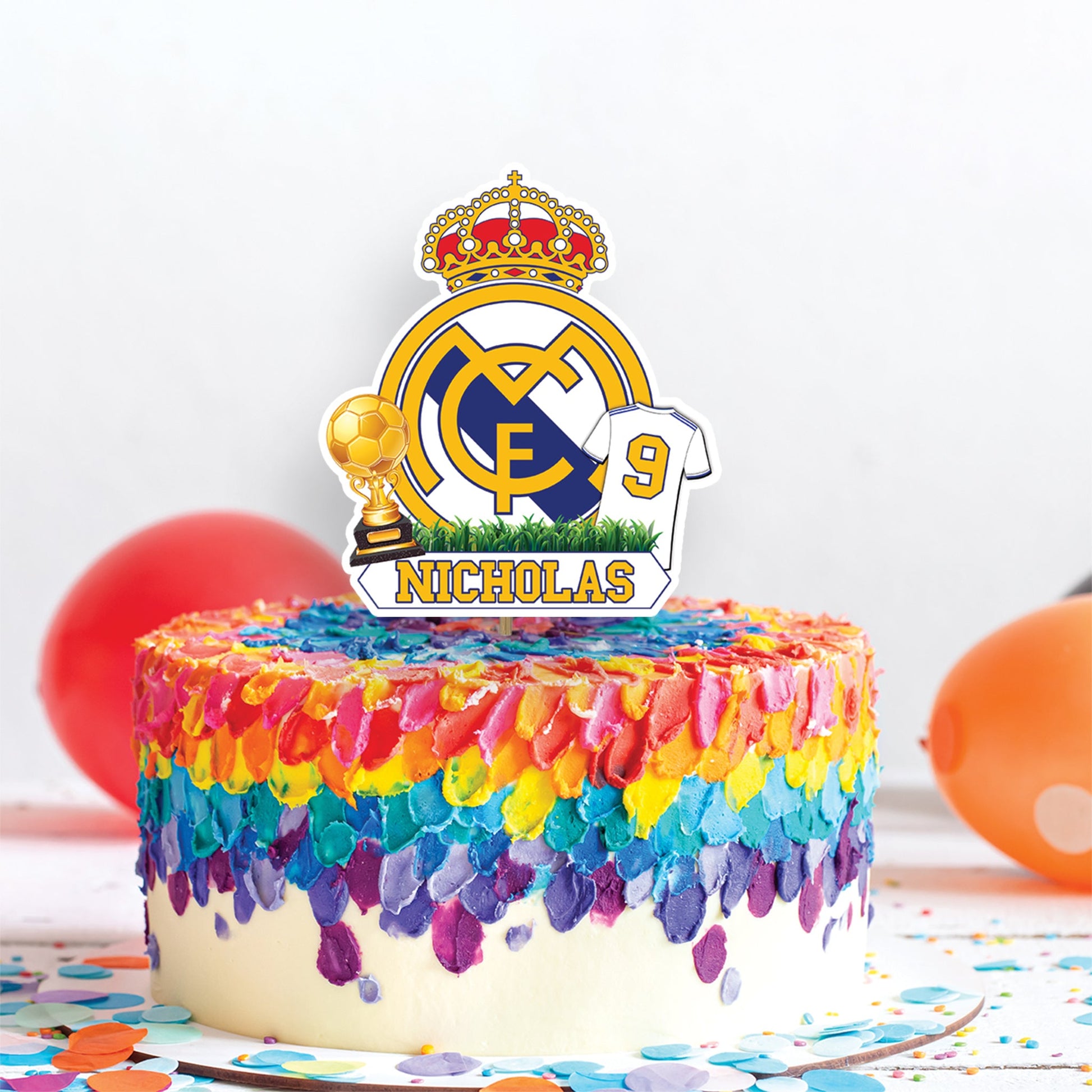 Real Madrid Birthday Decorations, La Liga Spain Party Supplies, Madridistas Real Madrid, Los Blancos Madrid, Real Madrid CF SVG