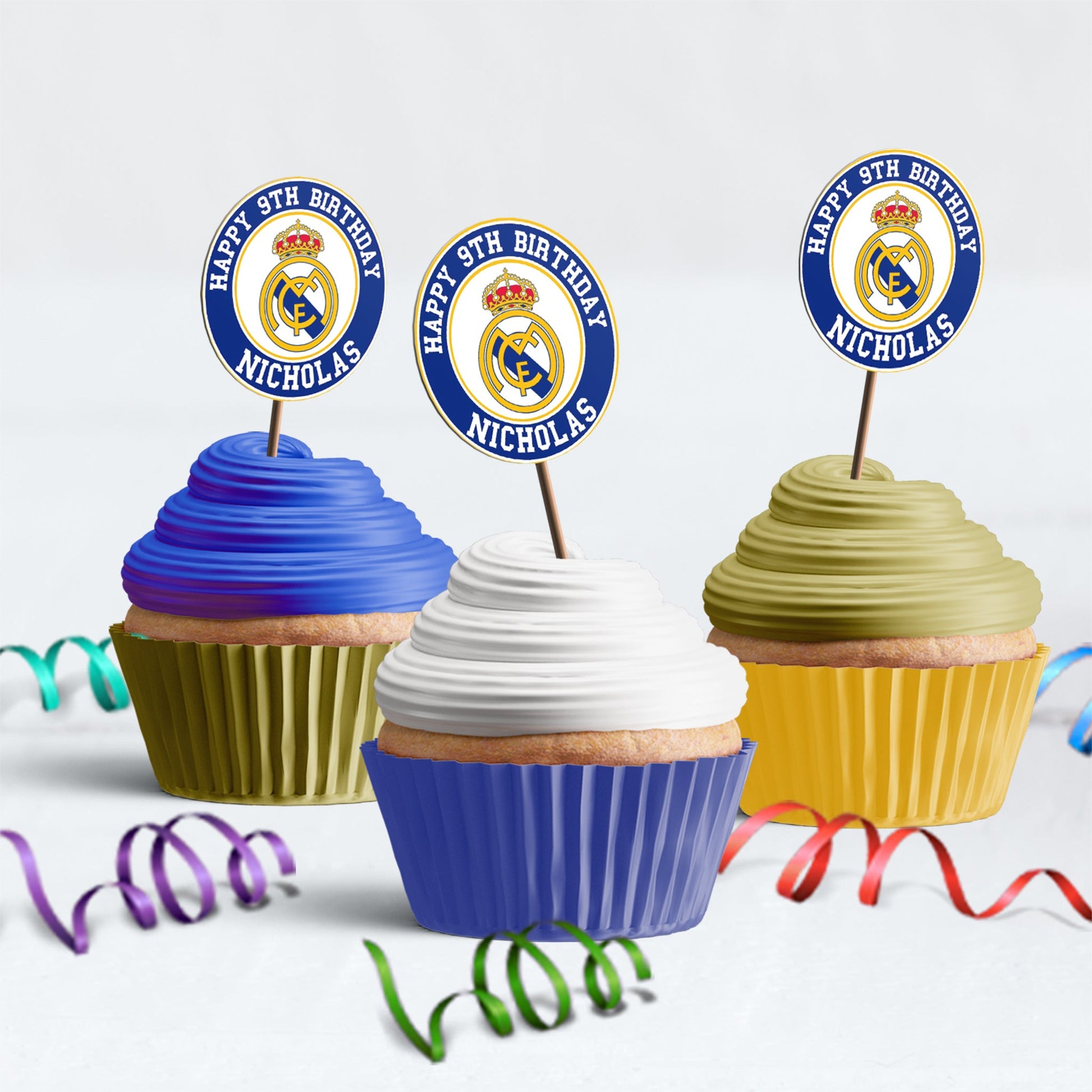 Real Madrid Birthday Decorations, La Liga Spain Party Supplies, Madridistas Real Madrid, Los Blancos Madrid, Real Madrid CF SVG