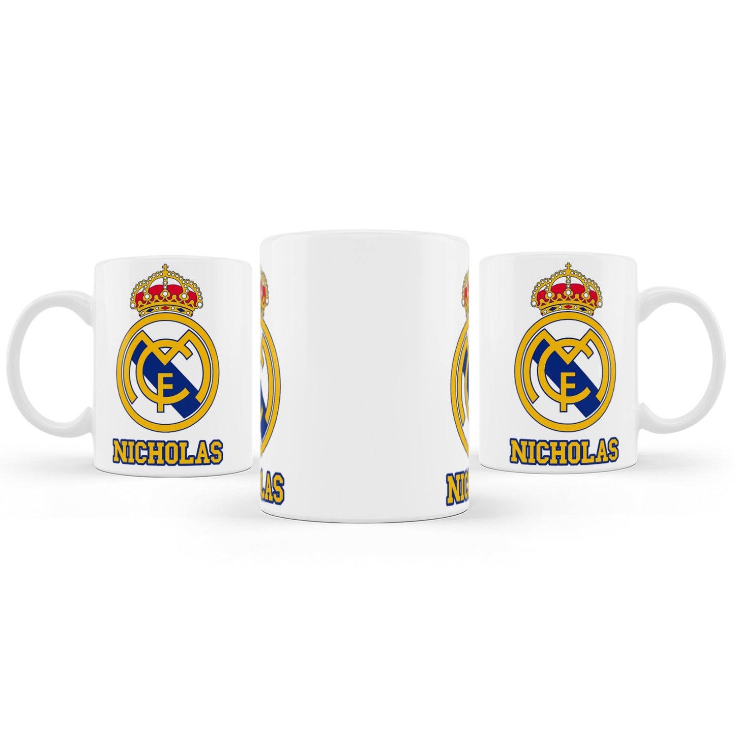 Sublimation mug with Real Madrid CF theme