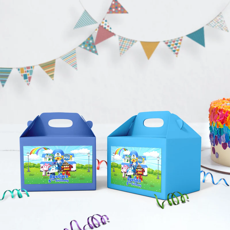 Robocar Poli Birthday Decorations, Robocar Rescue Team Party Supplies, Robocar Broomstown Themed, Robocar POLI Digital Template, Editable Robocar POLI Image SVG PNG