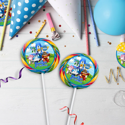 Robocar Poli Birthday Decorations, Robocar Rescue Team Party Supplies, Robocar Broomstown Themed, Robocar POLI Digital Template, Editable Robocar POLI Image SVG PNG