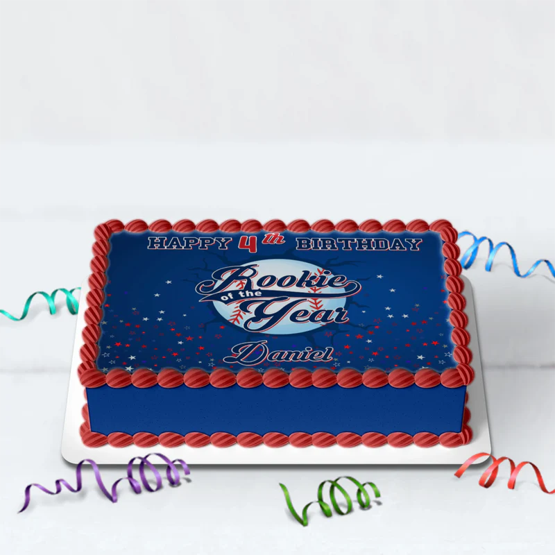 Rookie of The Year Birthday Decorations, MVP Sport Party Supplies, Baseball Themed, Rookie of the Year Digital Template, Editable Rookie of the Year Image SVG PNG