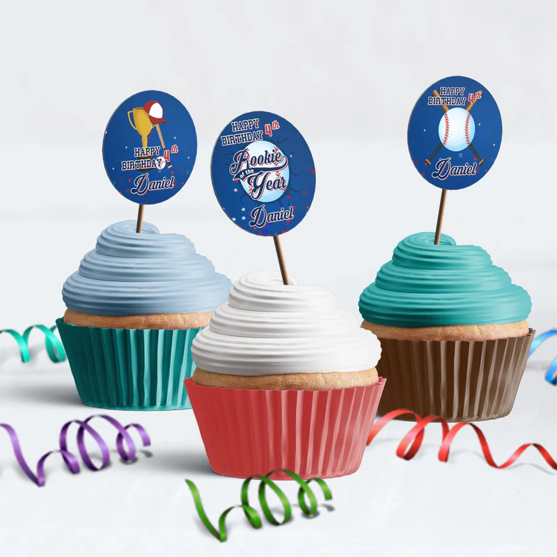 Rookie of The Year Birthday Decorations, MVP Sport Party Supplies, Baseball Themed, Rookie of the Year Digital Template, Editable Rookie of the Year Image SVG PNG
