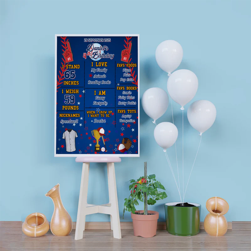 Rookie of The Year Birthday Decorations, MVP Sport Party Supplies, Baseball Themed, Rookie of the Year Digital Template, Editable Rookie of the Year Image SVG PNG