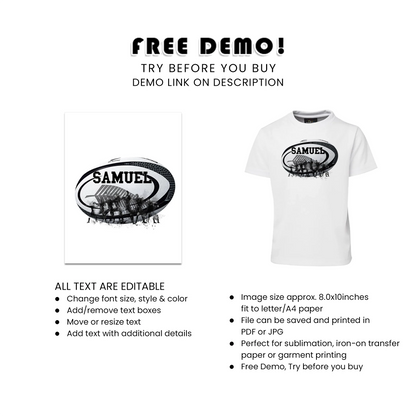 Rugby Sublimation T-Shirt