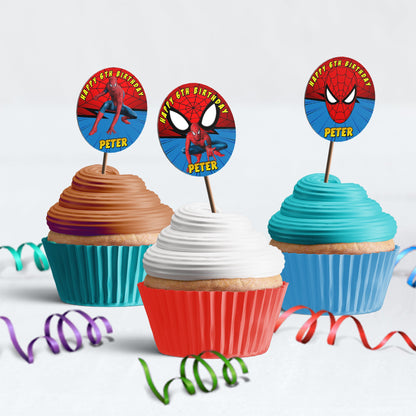 Spiderman Birthday Decorations, Spiderman Marvel Party Supplies, Super Heroes, Spider-Man, Spiderman SVG