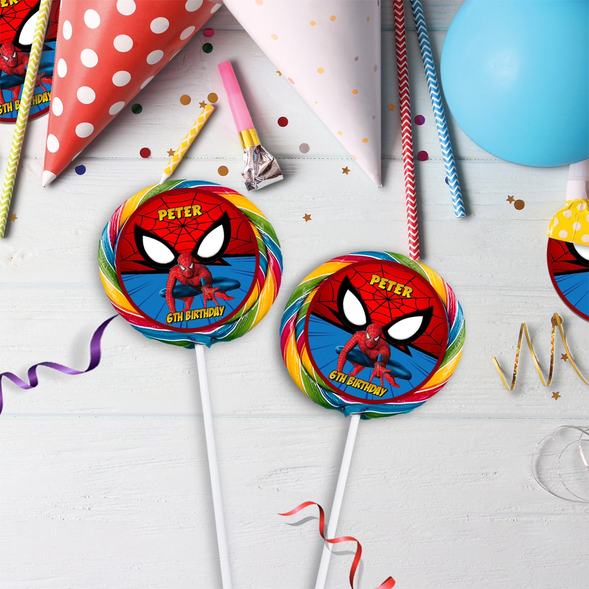 Spiderman Birthday Decorations, Spiderman Marvel Party Supplies, Super Heroes Themed, Spider-Man Digital Template, Editable Spiderman Image SVG PNG