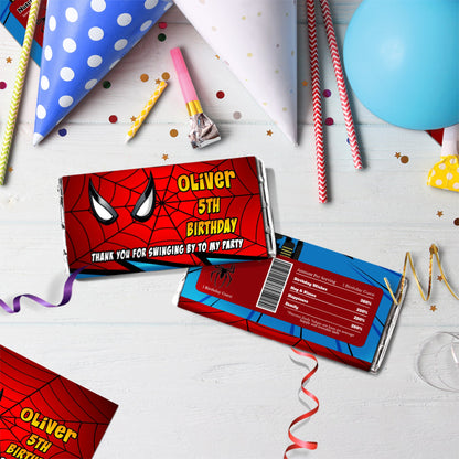 Spiderman Birthday Decorations, Super Heroes Party Supplies, Spiderman Themed, Spider-man Digital Template, Editable Spiderman Image SVG PNG