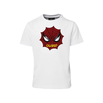 Spiderman Personalized Sublimation T-Shirt with customized Spiderman artwork