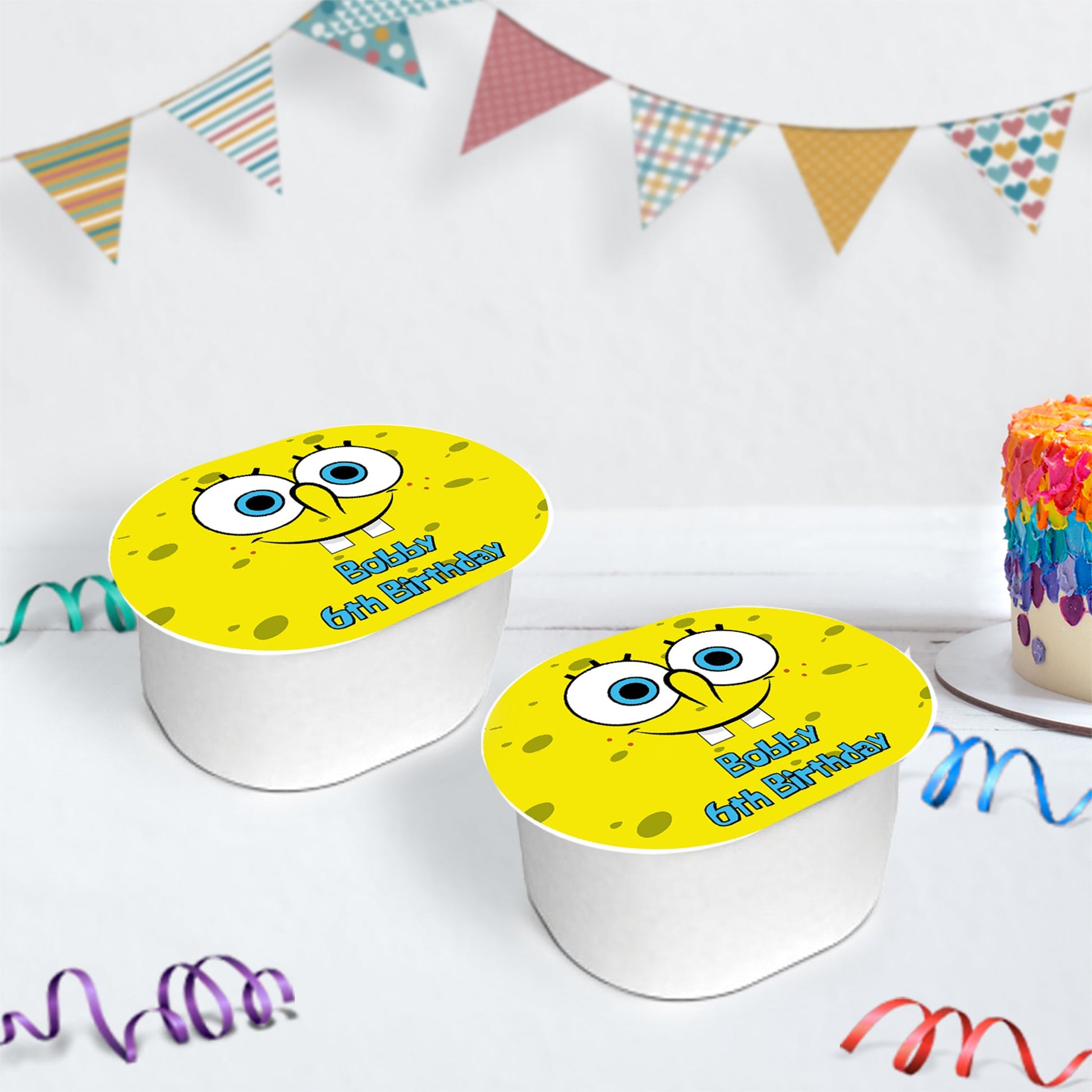 Spongebob SquarePants Birthday Decorations, Mr. Krabs Party Supplies, Patrick Star Themed, Spongebob Digital Template, Editable SpongeBob Image SVG PNG