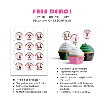 Buy Spy X Family Personalized Cupcake Toppers - Custom Party Decor