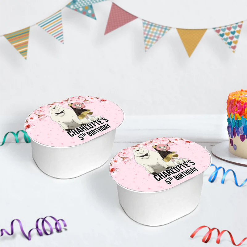 Spy X Family Birthday Decorations, Anime Party Supplies, Anya Forger Themed, Forger Family Digital Template, Editable Spy X Family Image SVG PNG