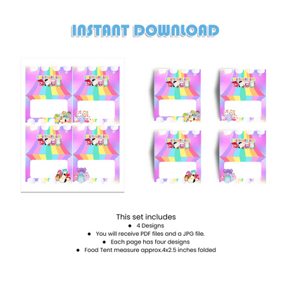 Squishmallows Food Cards