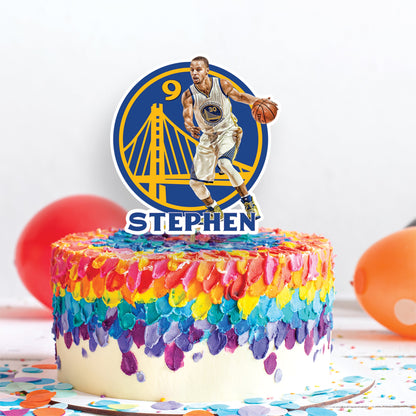 Stephen Curry Birthday Decorations, Golden State Warriors Party Supplies, Basketball NBA Star Themed, Stephen Curry Digital Template, Editable Stephen Curry Image SVG PNG