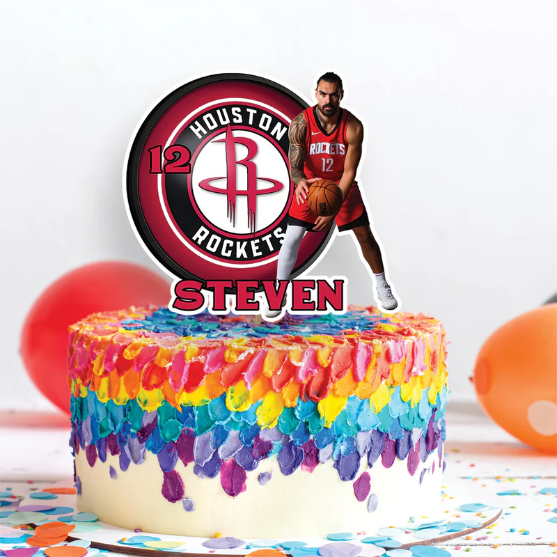 Steven Adams NZ Birthday Decorations, Steven Adams Kiwi Party Supplies, NBA Star Kiwi Themed, Steven Adams Houston Rockets Digital Template, Editable Steven Adams Image SVG PNG
