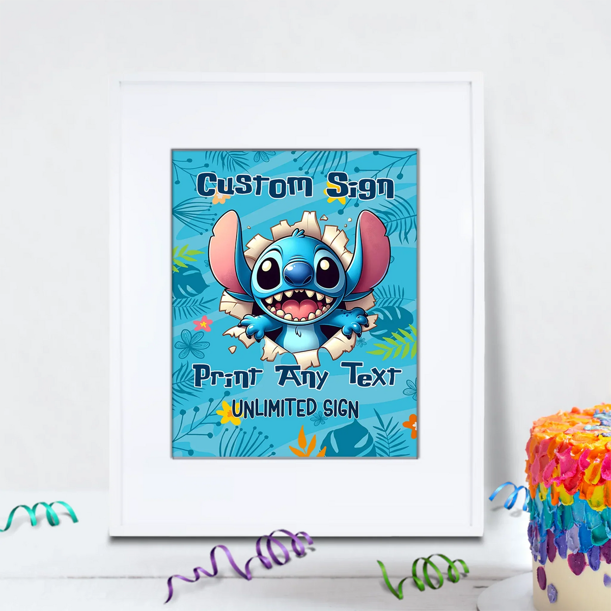 Stitch Sign In Stitch Personalized Custom Sign – PartyDaz