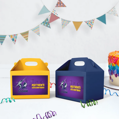 NRL Storm Birthday Decorations, NRL Rugby Party Supplies, Melbourne Storm Themed, Rugby Storm Digital Template, Editable Melbourne Storm Image SVG PNG
