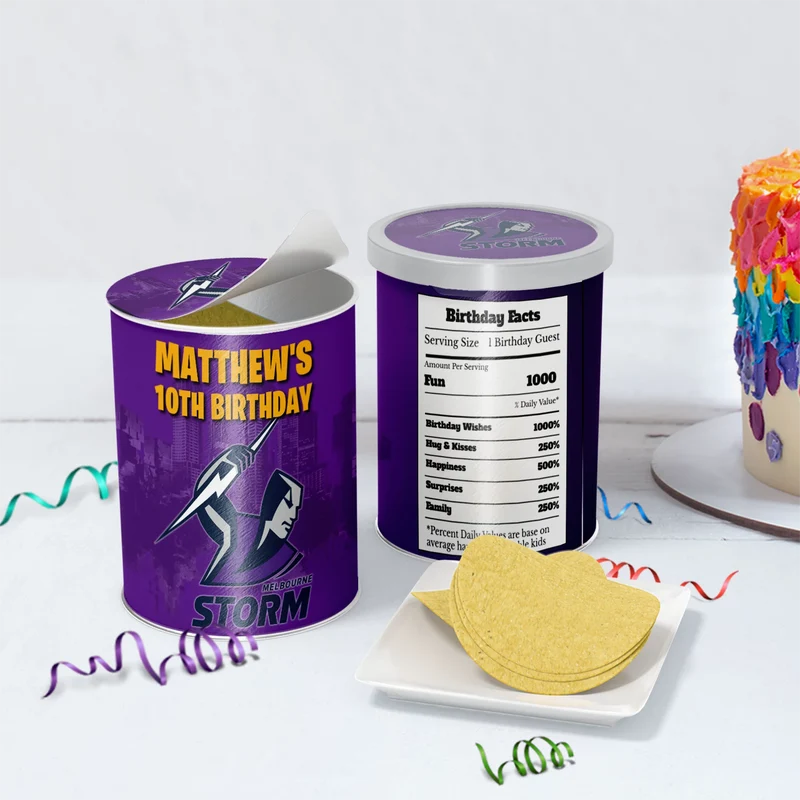 NRL Storm Birthday Decorations, NRL Rugby Party Supplies, Melbourne Storm Themed, Rugby Storm Digital Template, Editable Melbourne Storm Image SVG PNG