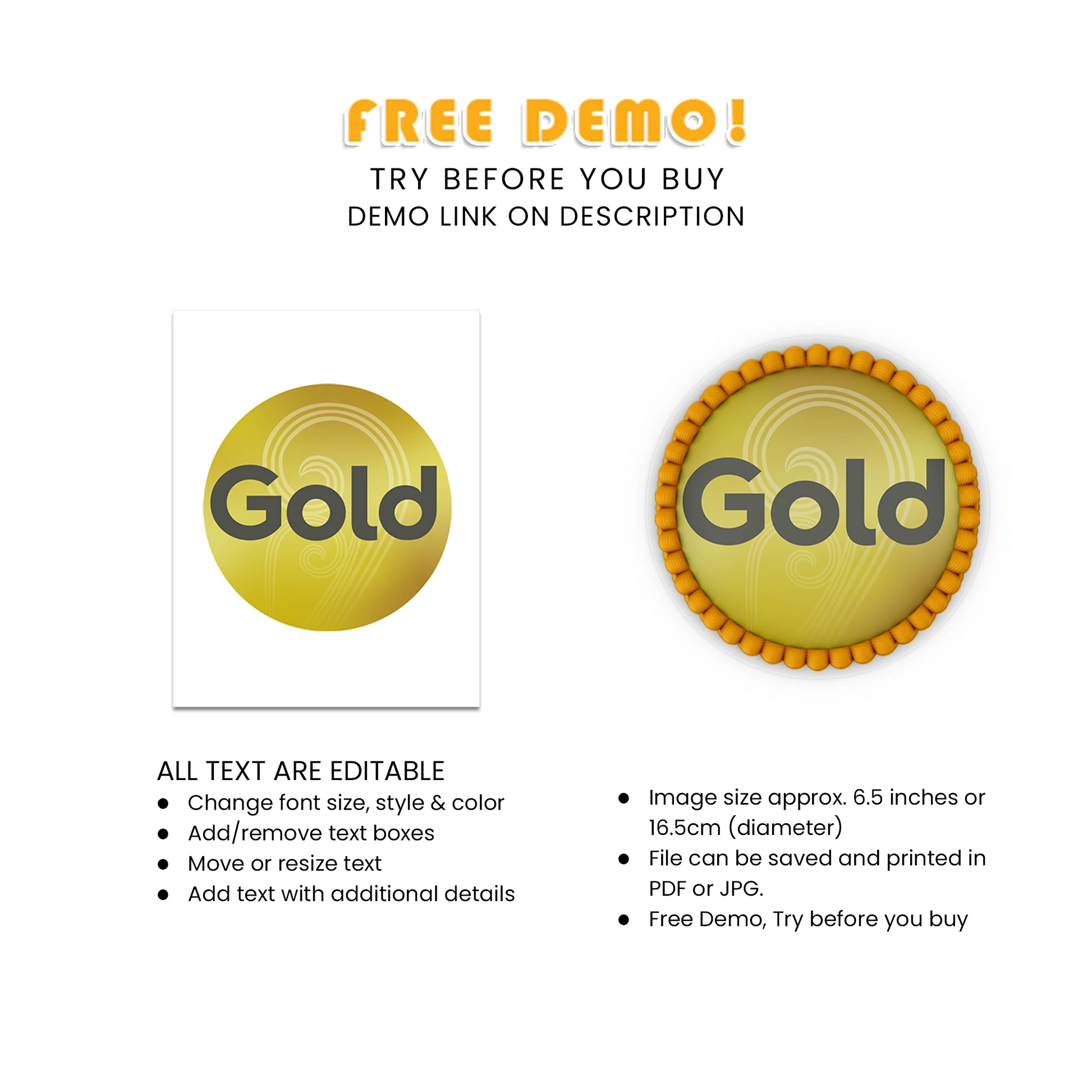 Super Gold Card edible cake image.