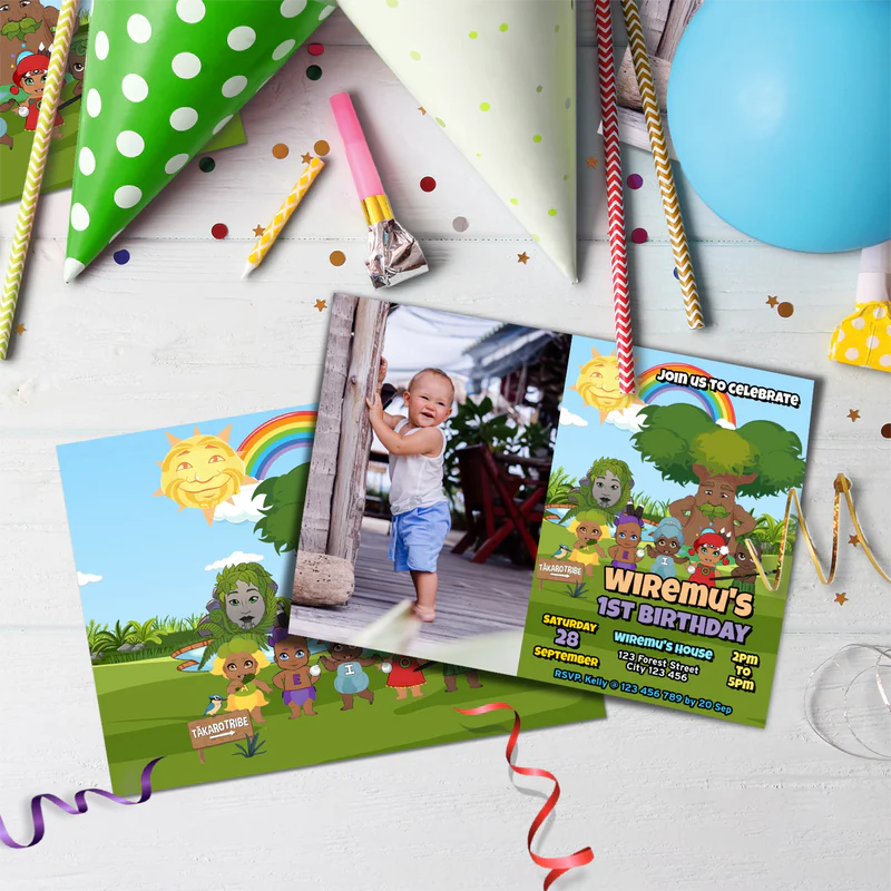 Takaro Tribe Birthday Decorations, Maori series Party Supplies, Te Reo Maori Themed, Hari Huritau Digital Template, Editable Takaro Tribe Image SVG PNG
