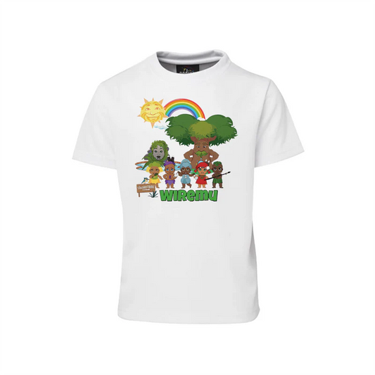 Takaro Tribe sublimation t-shirt with vibrant themed artwork
