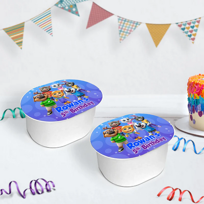 Talking Tom Birthday Decorations, Kids Series Party Supplies, Talking Tom Themed, Talking Tom Digital Template, Editable Talking Tom Image SVG PNG