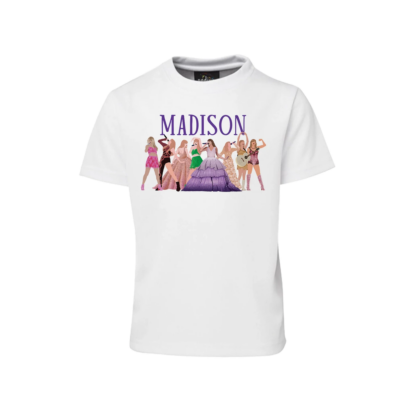 Taylor Swift Sublimation T-Shirt with personalized Taylor Swift graphics