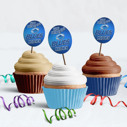 The Blues Birthday Decorations, Auckland Rugby Party Supplies, Rugby Themed, All Blacks Digital Template, Editable The Blues Rugby Image SVG PNG