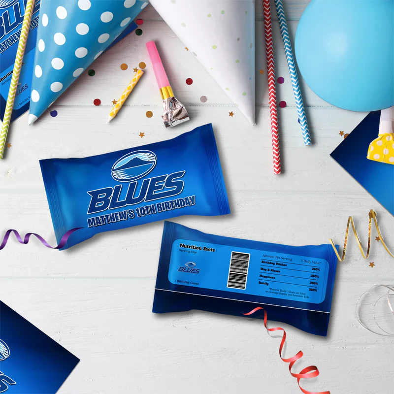 The Blues Birthday Decorations, Auckland Rugby Party Supplies, Rugby Themed, All Blacks Digital Template, Editable The Blues Rugby Image SVG PNG
