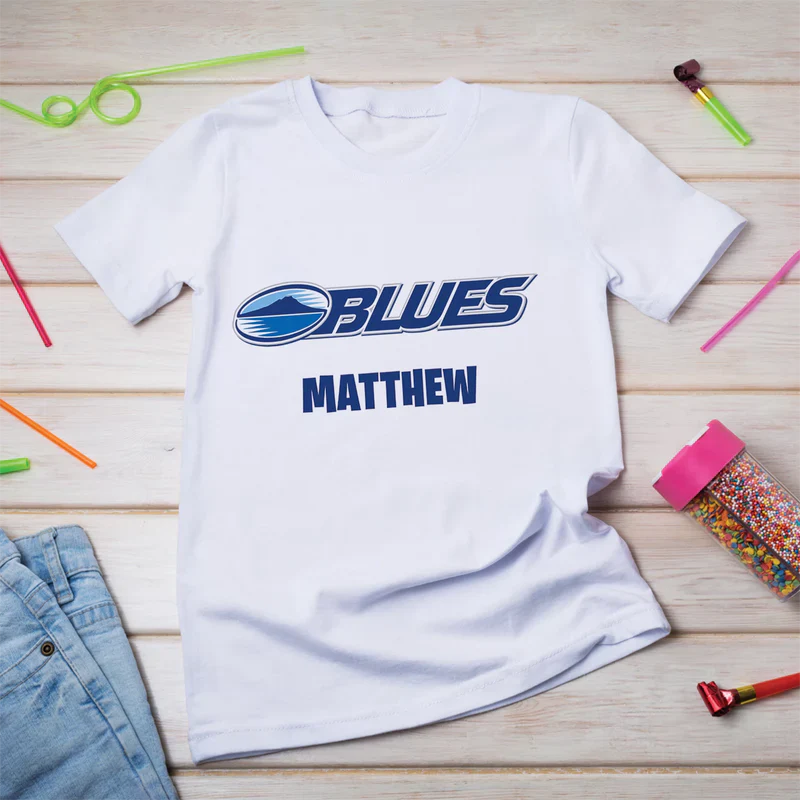 The Blues Birthday Decorations, Auckland Rugby Party Supplies, Rugby Themed, All Blacks Digital Template, Editable The Blues Rugby Image SVG PNG