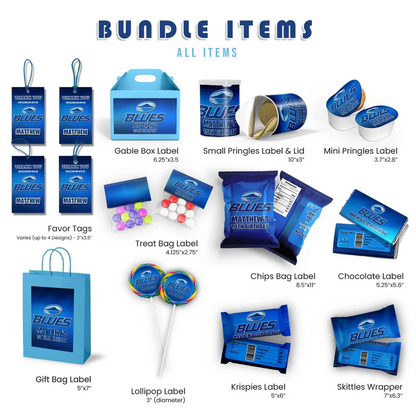 The Blues Birthday Decorations, Auckland Rugby Party Supplies, Rugby Themed, All Blacks Digital Template, Editable The Blues Rugby Image SVG PNG
