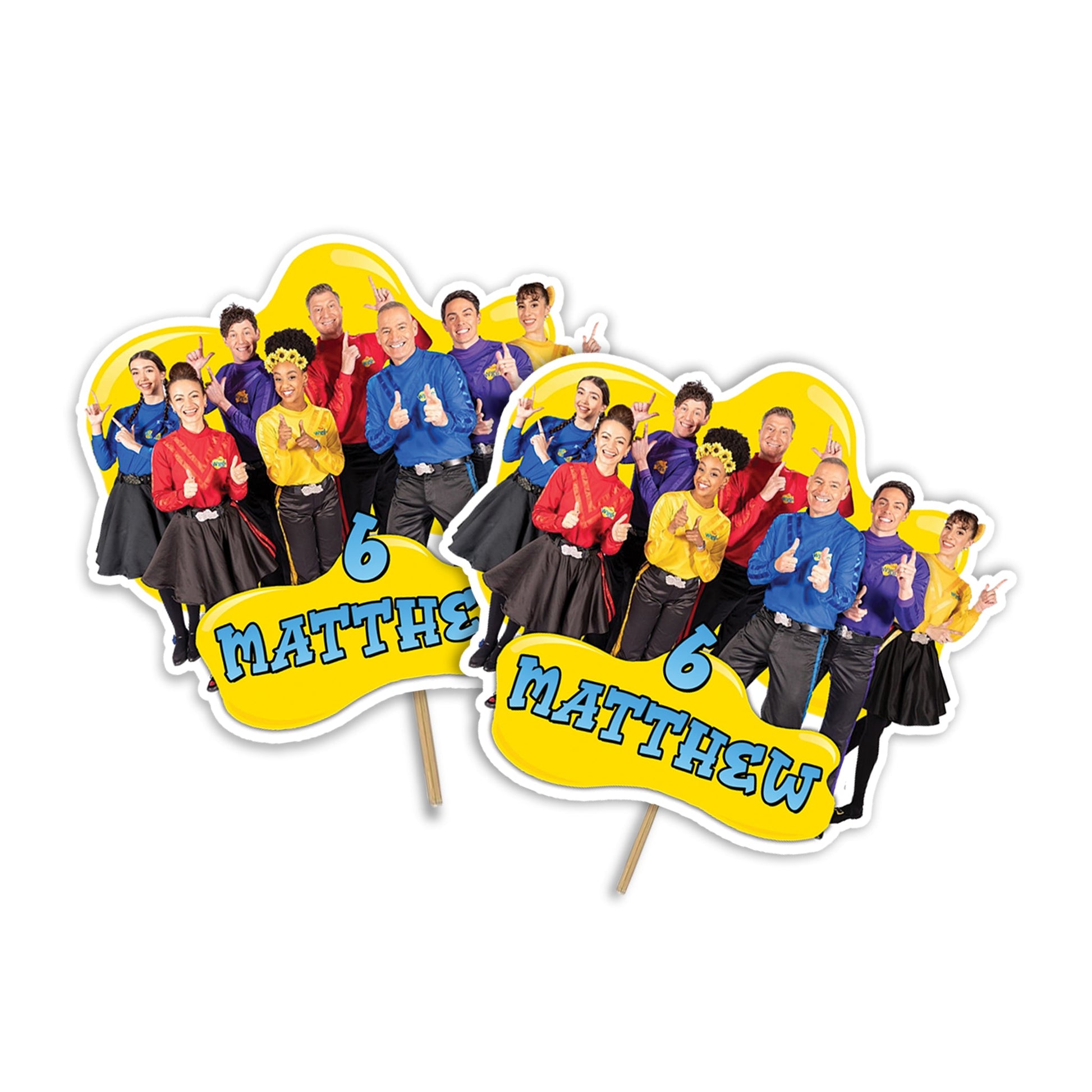 The Wiggles Personalized Cake Toppers