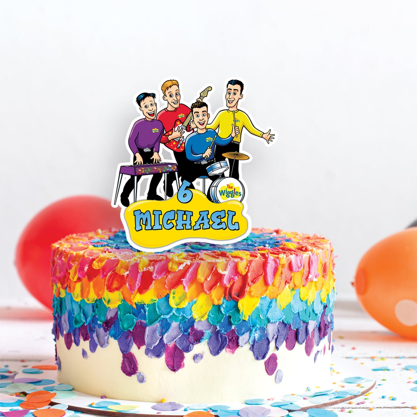 The Wiggles Birthday Decorations, Music for Kids Party Supplies, The Wiggles Cartoon Themed, Nursery Rhymes Digital Template, Editable The Wiggles Image SVG PNG