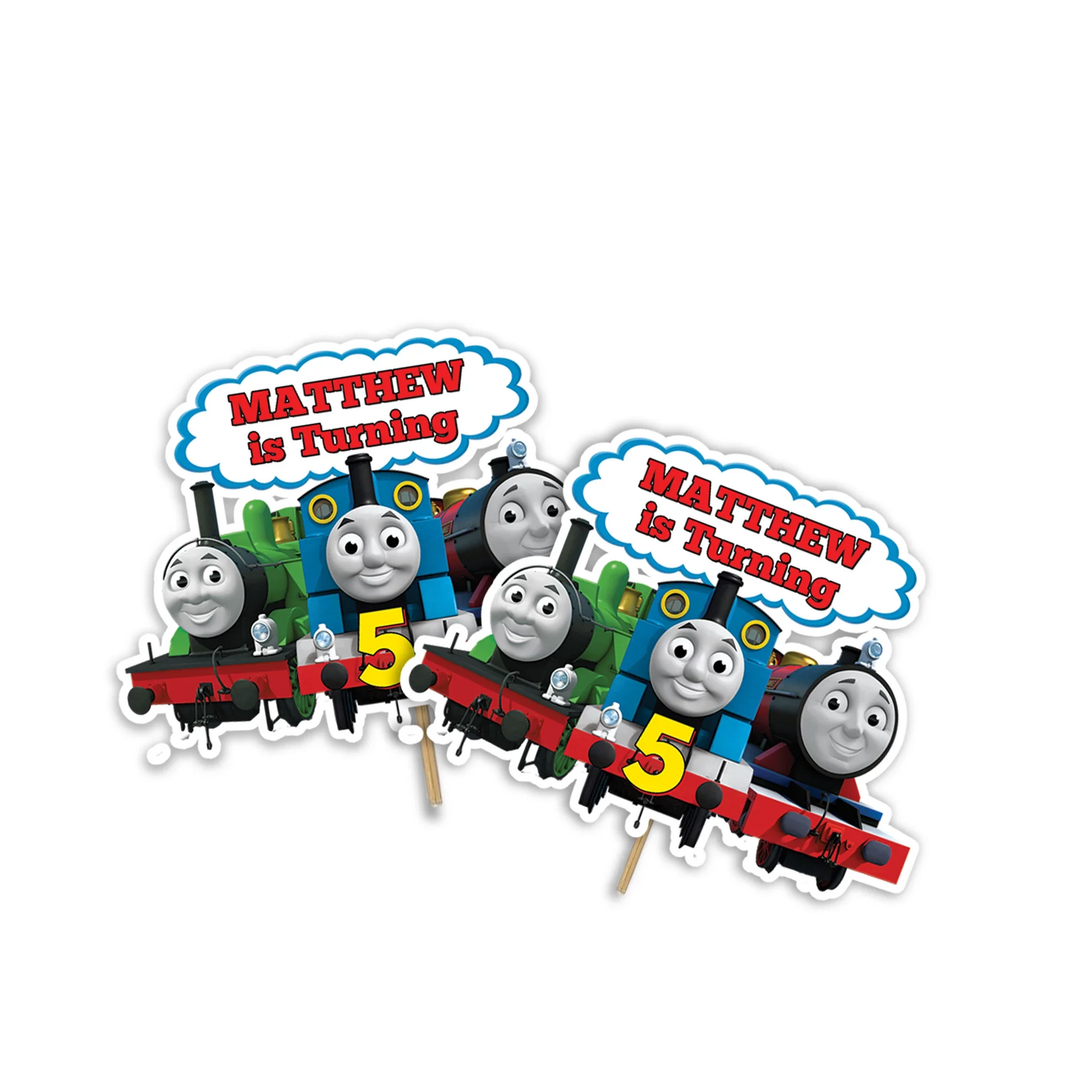 Thomas & Friends Personalized Cake Toppers