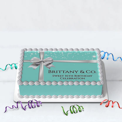 Luxury Items Birthday Decorations, Tiffany & CO Party Supplies, Tiffany n CO Themed, Tiffany&CO Digital Template, Editable Tiffany & CO inspired Image SVG PNG