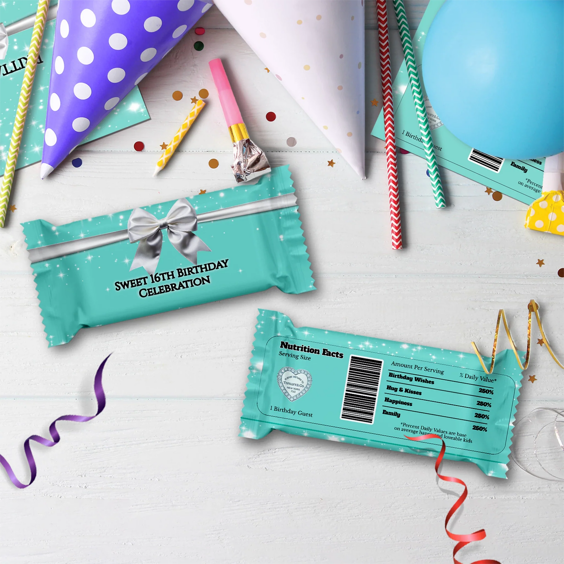 Luxury Items Birthday Decorations, Tiffany & CO Party Supplies, Tiffany n CO Themed, Tiffany&CO Digital Template, Editable Tiffany & CO inspired Image SVG PNG